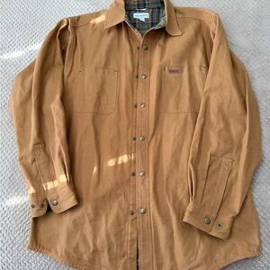 Carhartt Men's Brown (Tan) Shirt Jacket